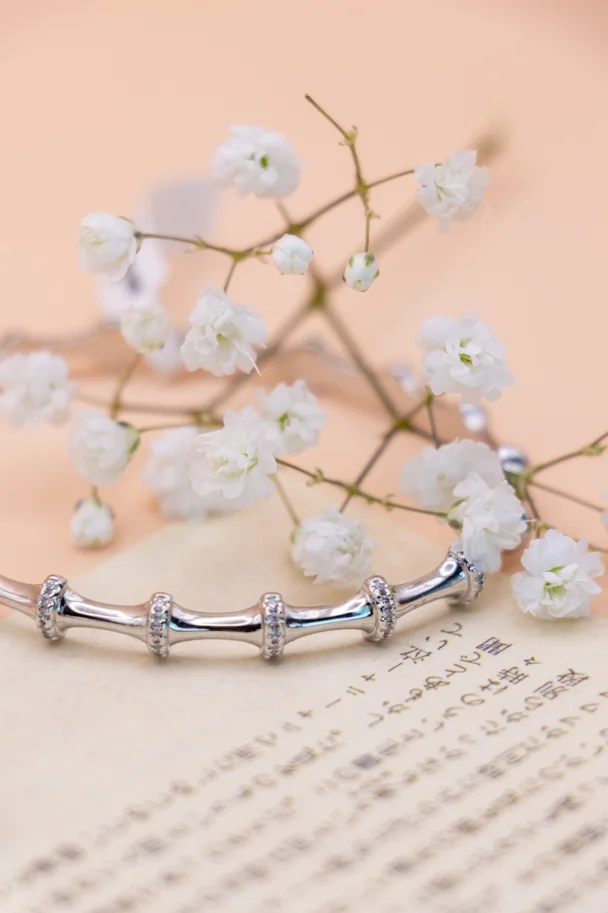 Armreif FELICITAS SILVER BAMBOO