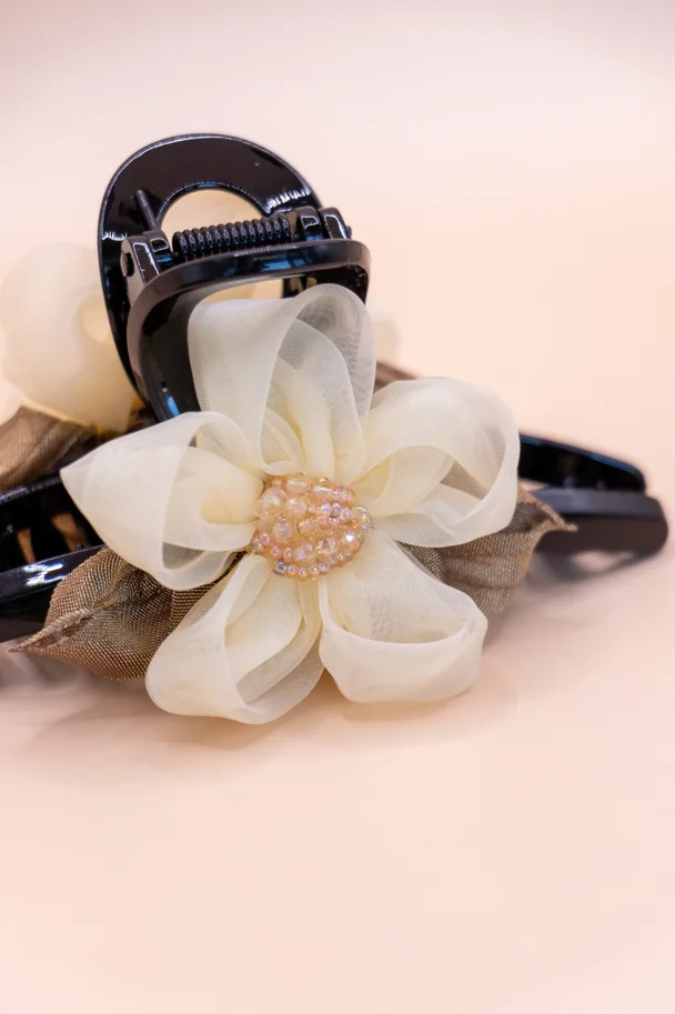 Haarklammer EVANGELINE IVORY BLOSSOM