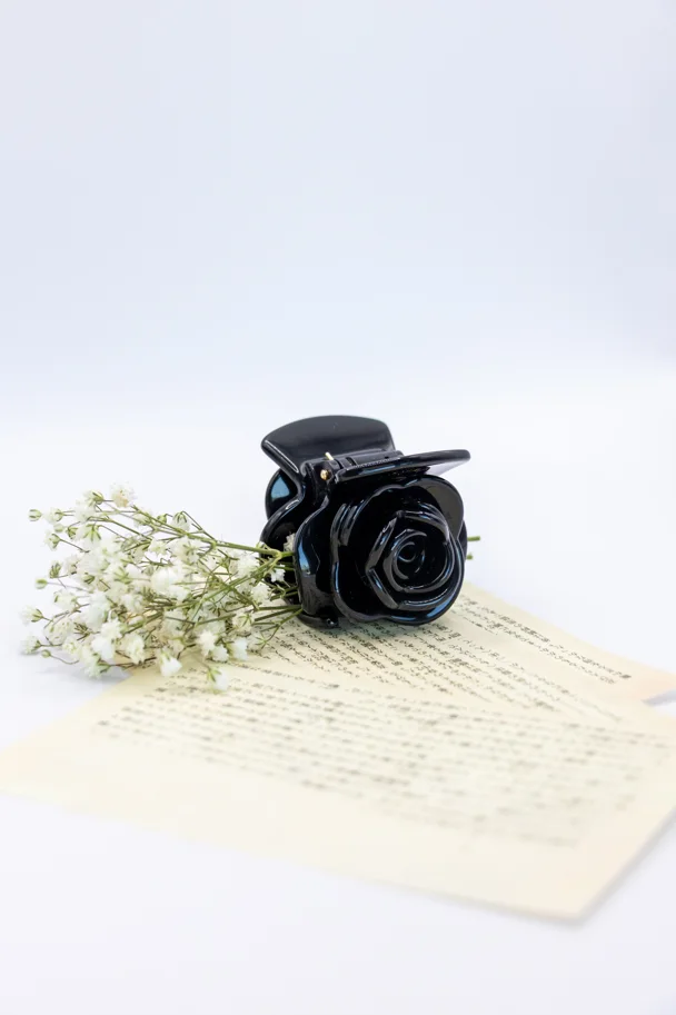 Haarklammer BELLAMIRA BLACK ROSE