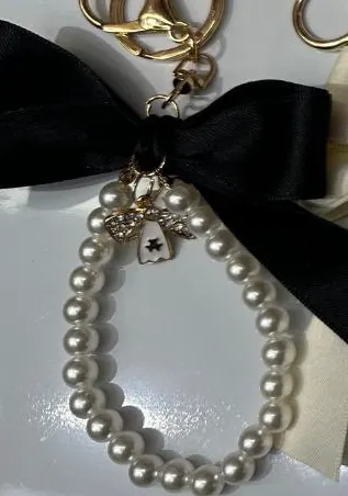 Taschenanhänger ESTRELIA PEARL BOW