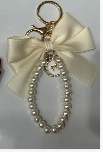 Taschenanhänger CLARIBELLE IVORY PEARL