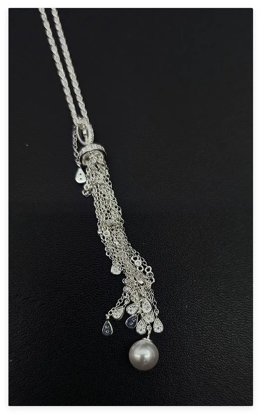 Silberkette CALLISTA PEARL CASCADE