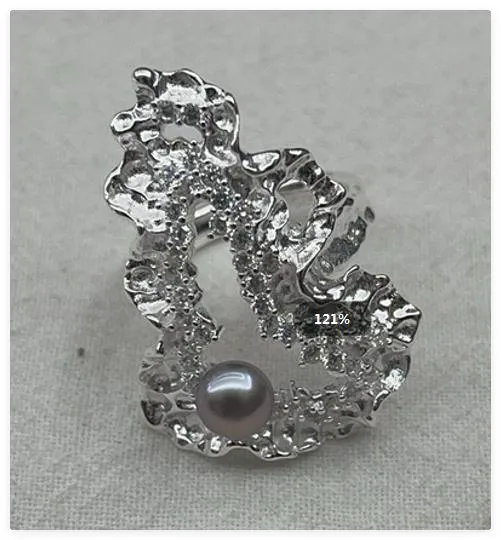 Silberring ELYSIANNE PEARL ENCHANTÉ
