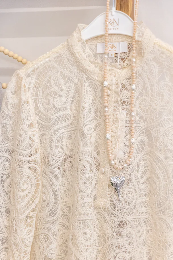 Bluse EVELISSE IVORY ROMANCE