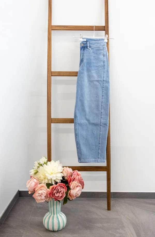 Jeanshose LORENA BLUE HEART DENIM