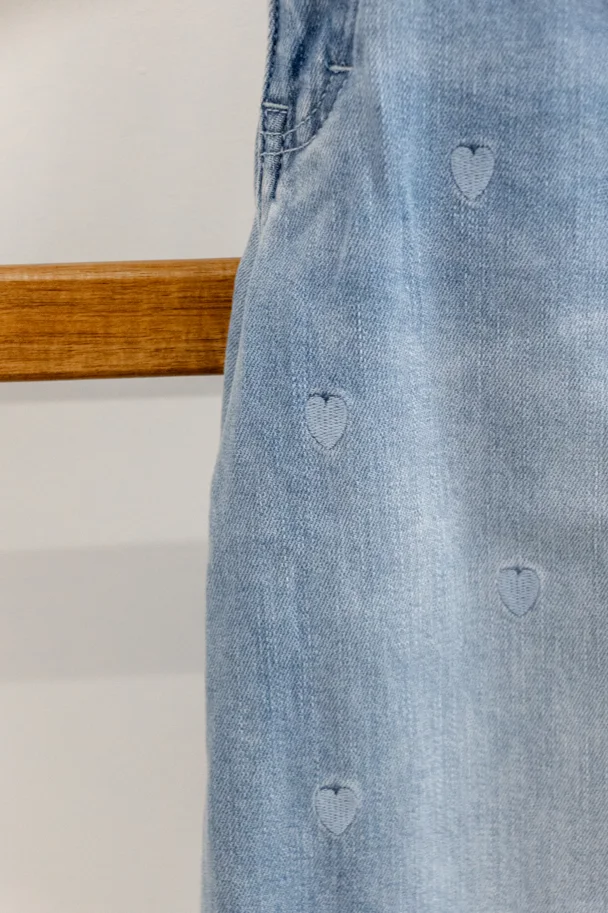 Jeanshose LORENA BLUE HEART DENIM