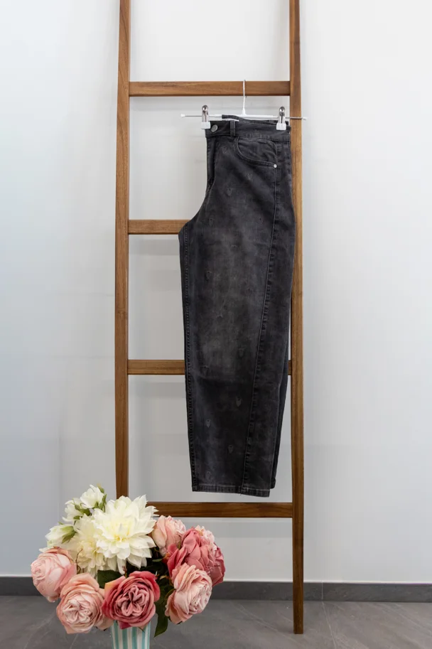 Jeanshose EMILIENNE SILVER HEARTS