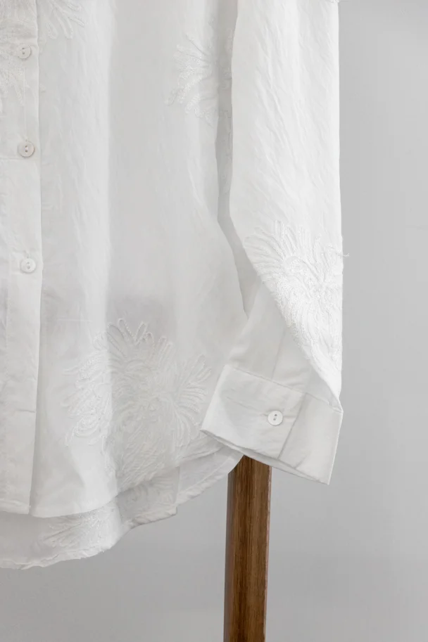 Bluse GENEVIÈVE WHITE BLOSSOM