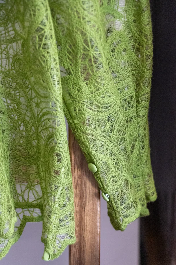Bluse ISABELLA OLIVE LACE COUTURE