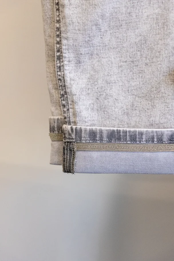 Jeanshose ADRIENNE SILVER DENIM
